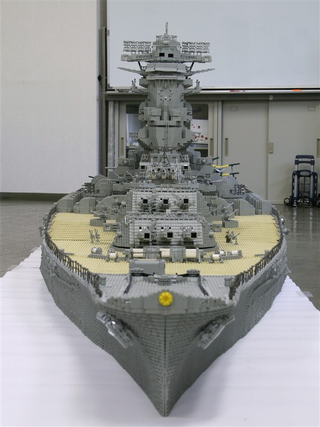 Illustration for article titled Lego Battleship Yamato Is Biggest Lego Ship Ever